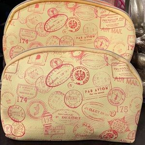 Ipsy make up bags, set of 2